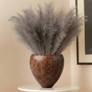 Vase en céramique  " Modèle V long ondulé "– Hauteur 40 cm