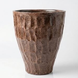 Vase en céramique " Modèle Peau de baleine" – Hauteur 40 cm